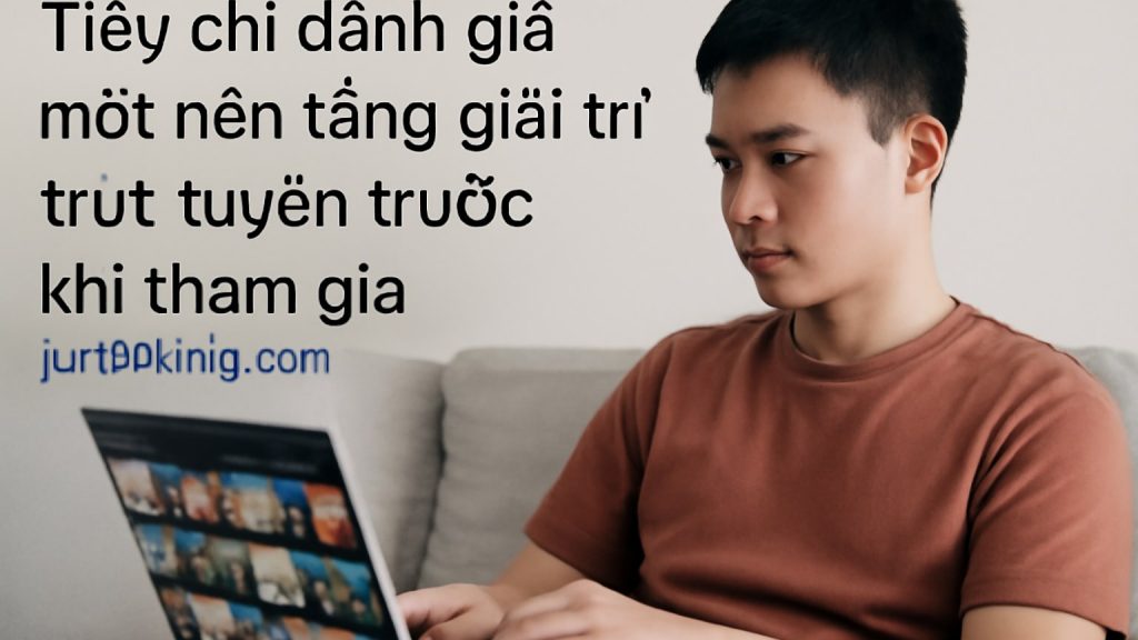 Minh họa: Tiêu chí đánh giá một nền tảng giải trí trực tuyến trước khi tham gia